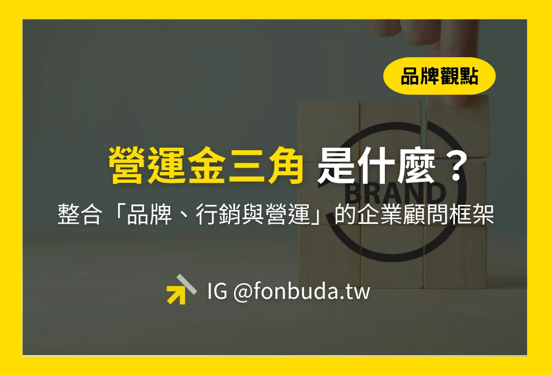 營運金三角是什麼?協助企業整合「品牌、行銷與營運」的企業顧問框架