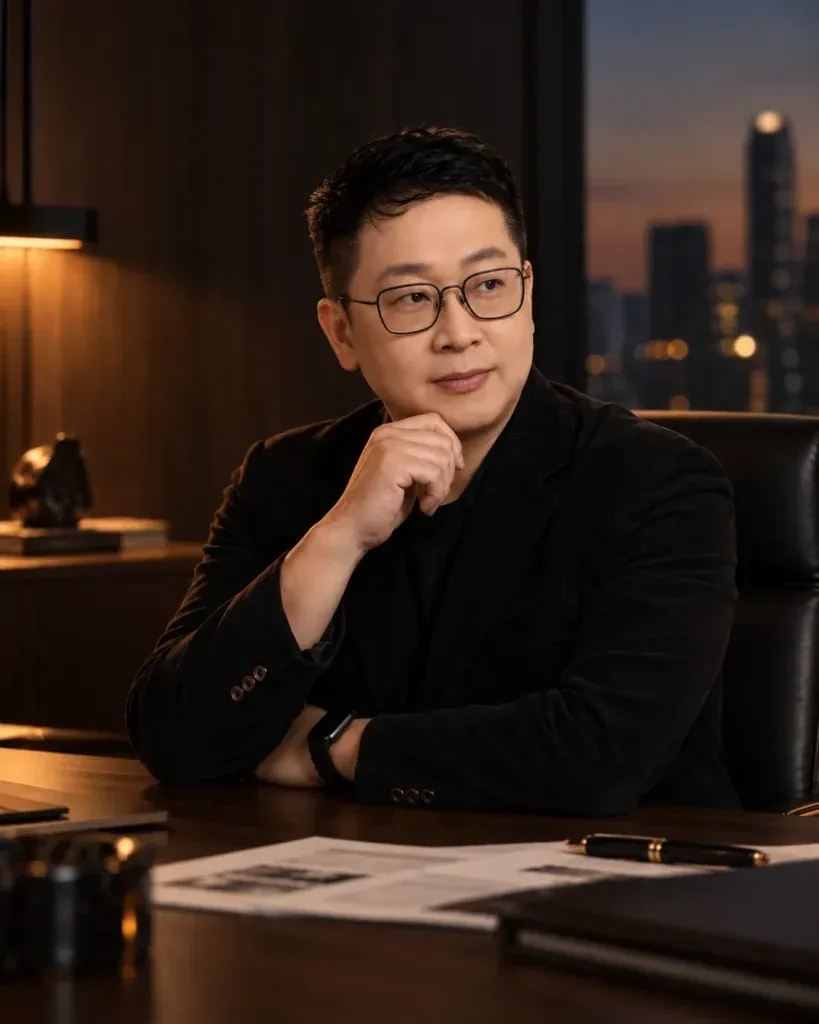 背景圖片_風不大品牌顧問 Ray 思考照
